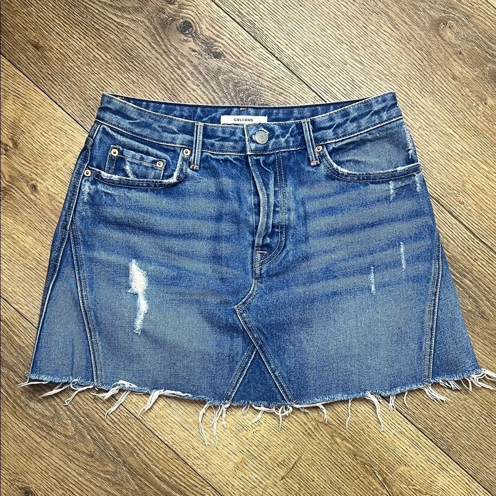 GRLFRND Eva Denim Mini Skirt Size 27